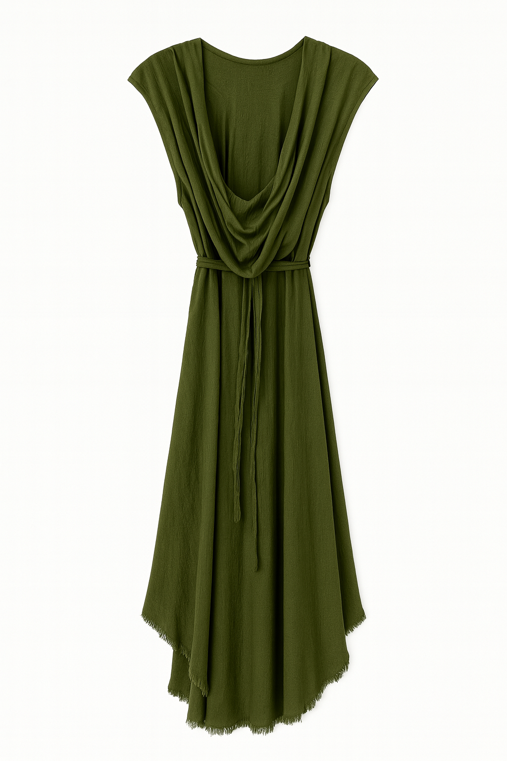 Destino Vestido en Lino con capucha