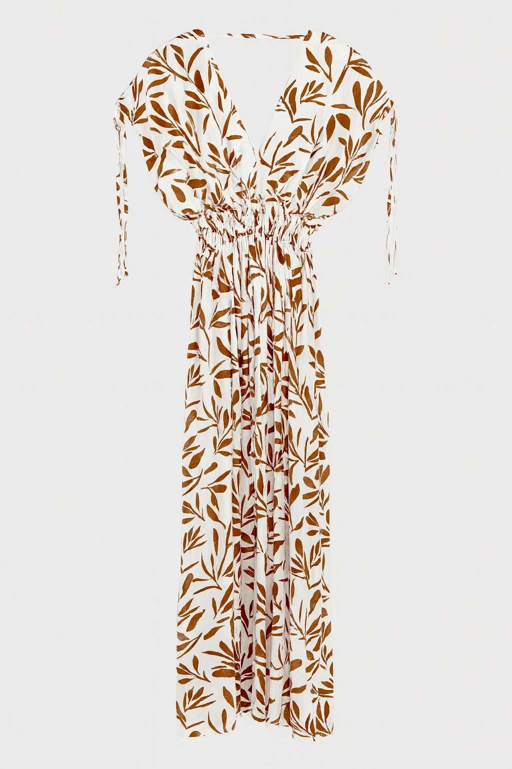 Fuerza Vestido en Lino con Estampado